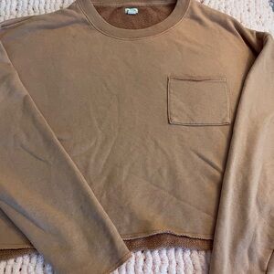 Aerie Tan Long Sleeve Tee